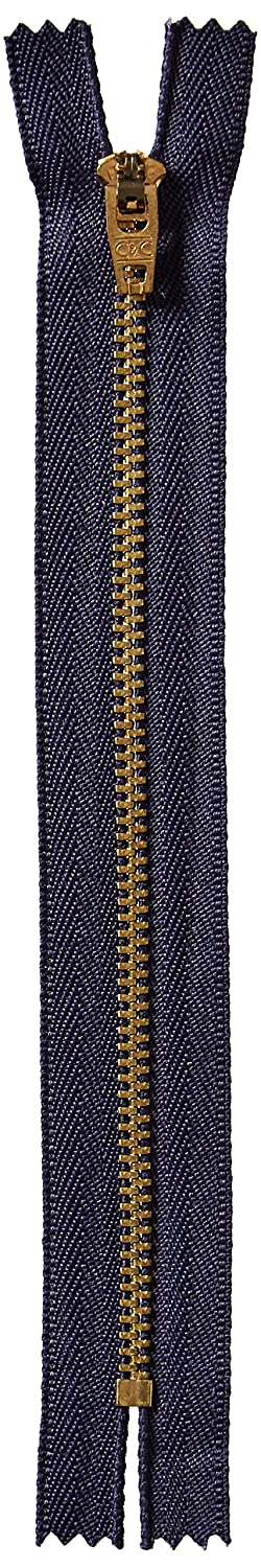 Coats Brass Jean Metal Zipper 7 #030563